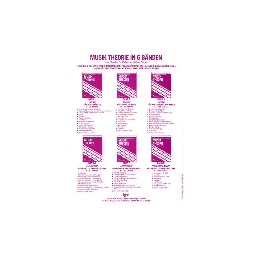 Neil A.Kjos Music Company Musik Theorie 3 – Thomann Ireland