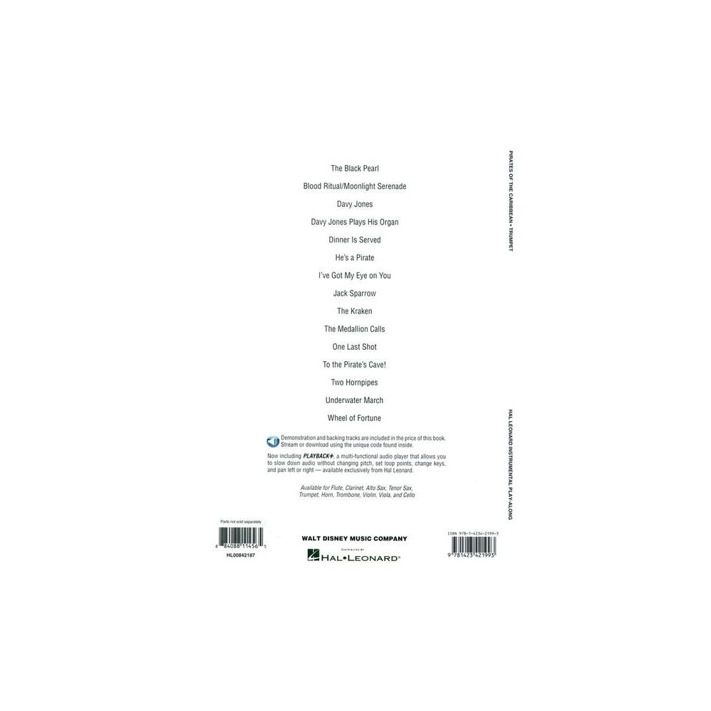 Hal Leonard Pirates Of The Caribbean Trump – Thomann Ireland