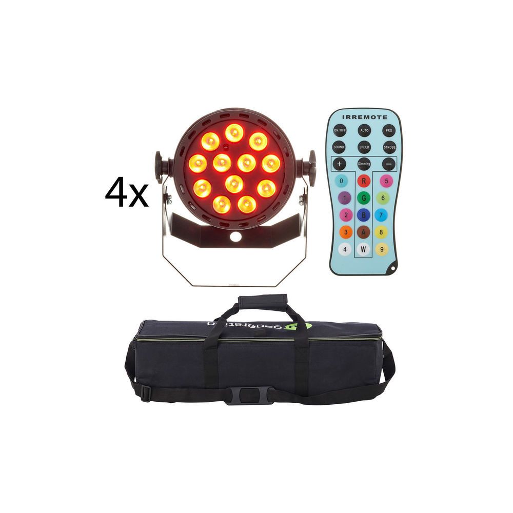 Fun Generation LED Pot 12x1W QCL RGB W Bundle – Thomann Ireland
