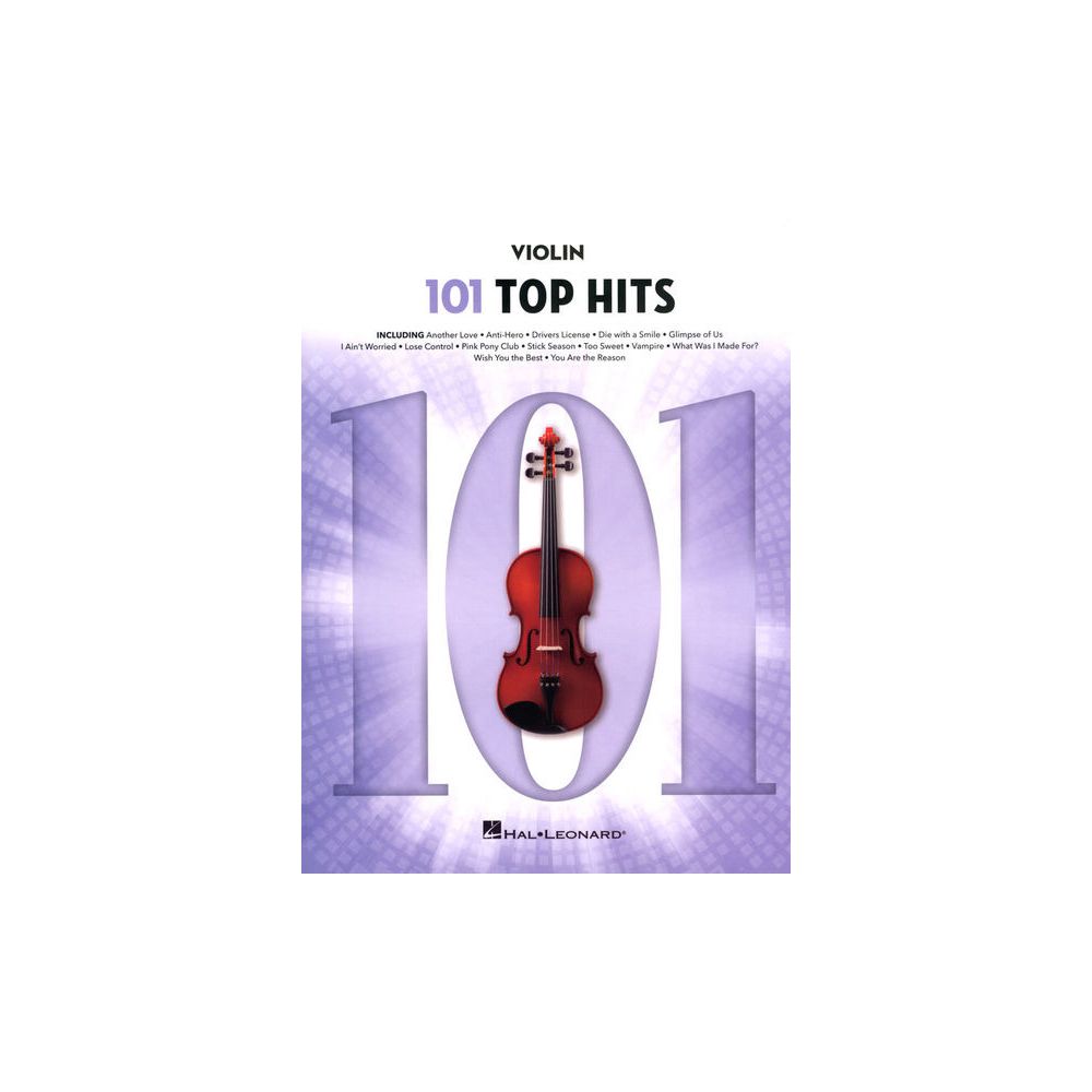 Hal Leonard 101 Top Hits for Violin – Thomann Ireland