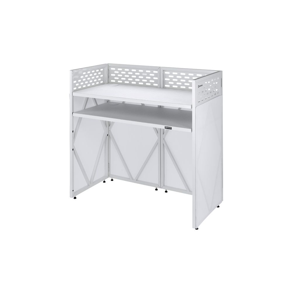 Roadworx DJ Table ALU White Shelf – Thomann Ireland