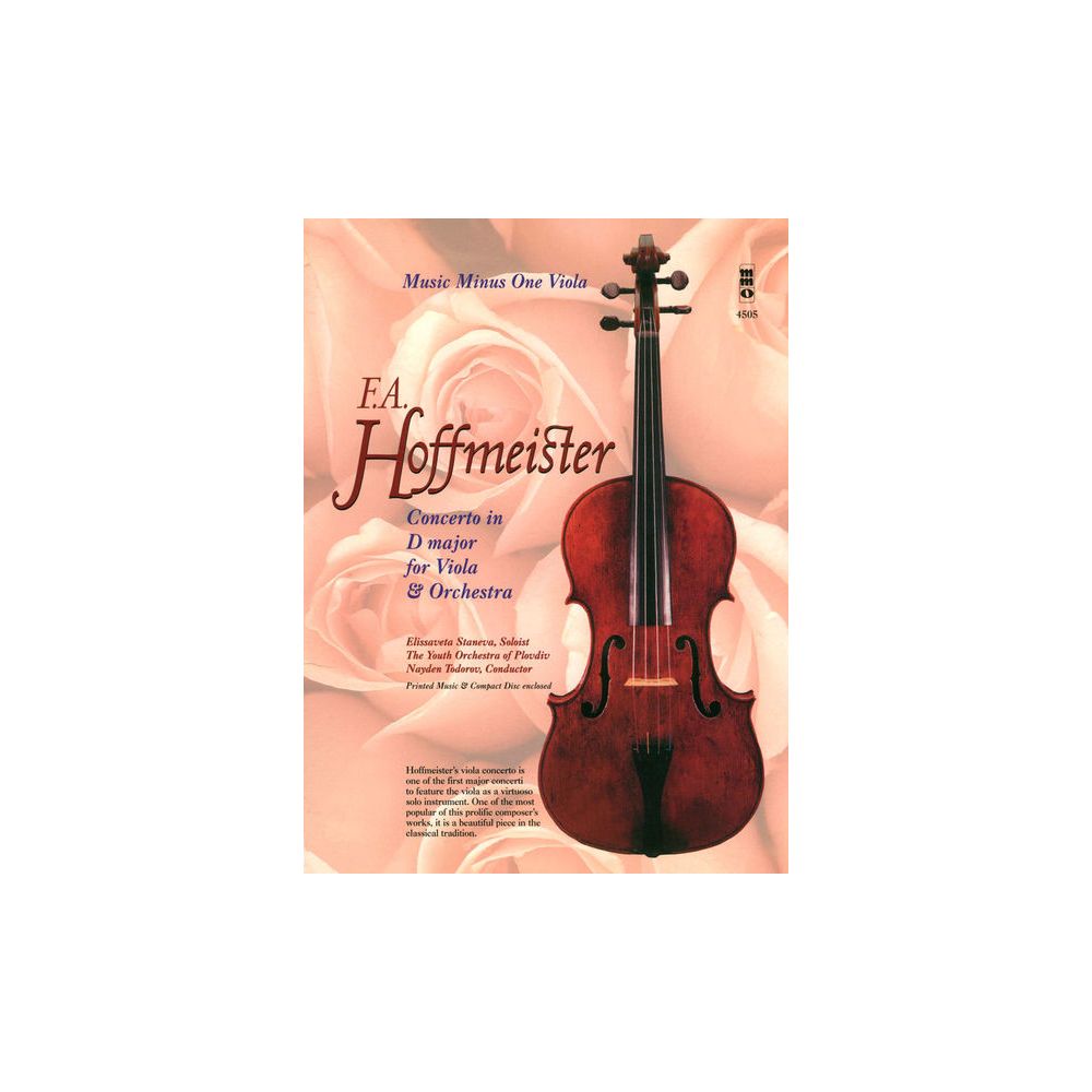 Music Minus One Hoffmeister Viola Concerto – Thomann Ireland