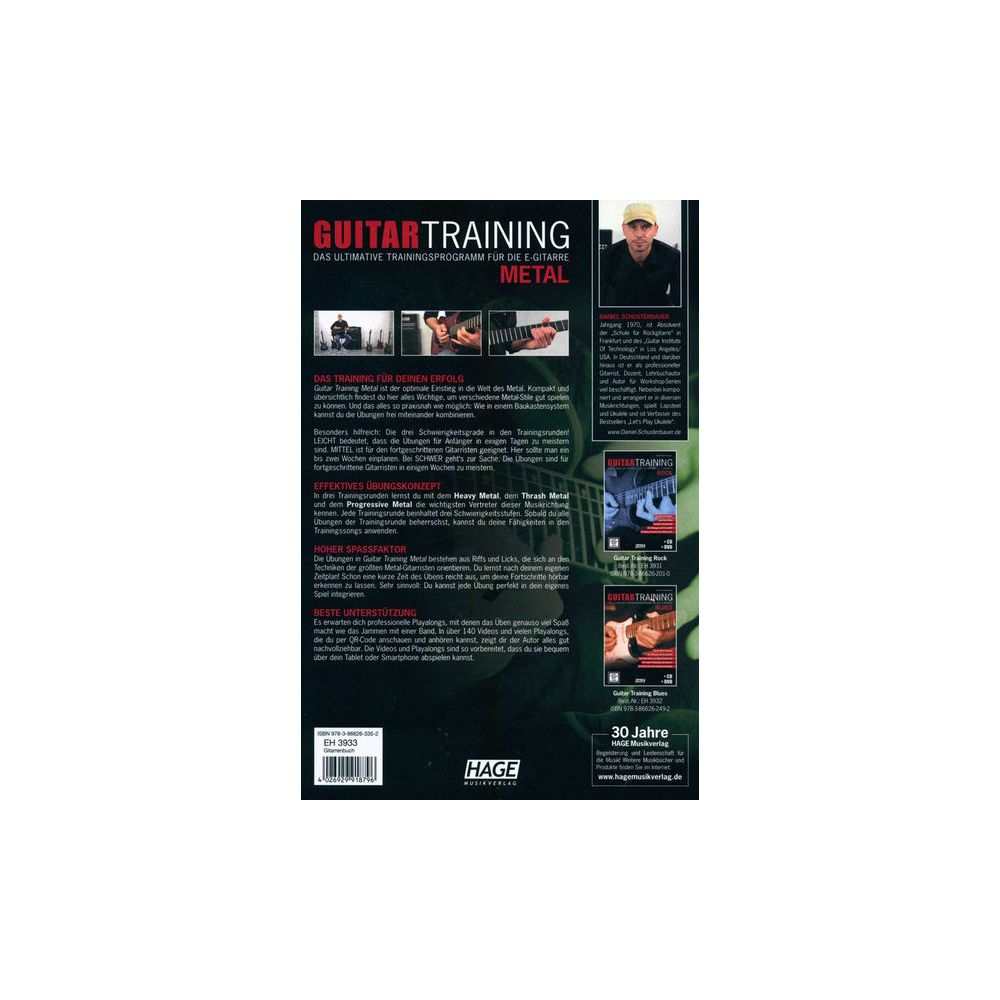 Hage Musikverlag Guitar Training Metal – Thomann Ireland