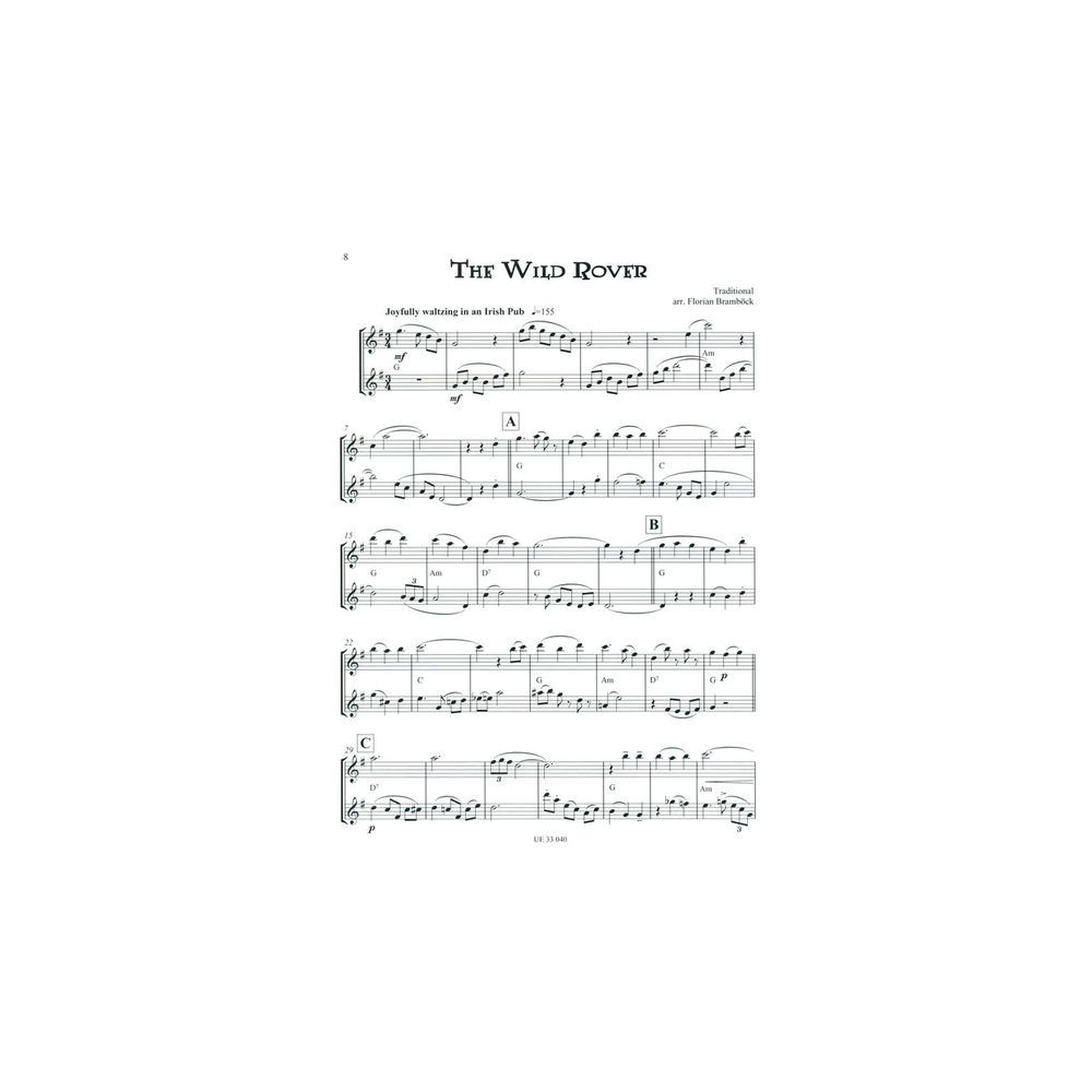 Universal Edition Celtic Flute Duets – Thomann Ireland