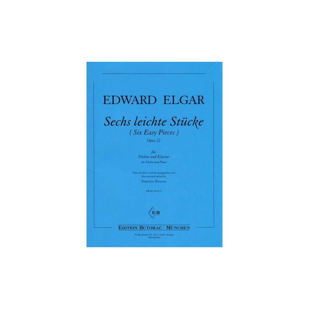 Edition Butorac Elgar 6 Leichte Stücke Violin – Thomann Ireland
