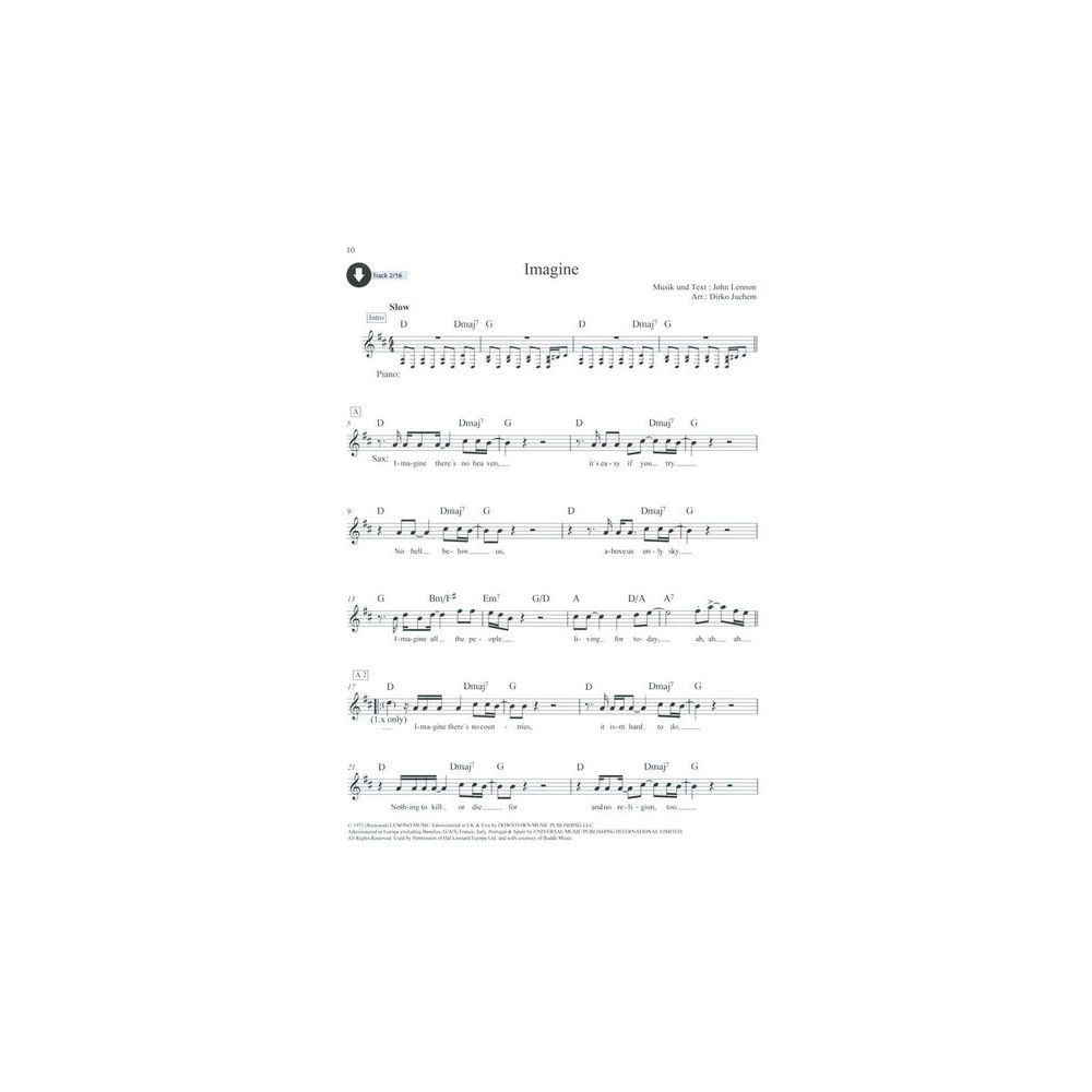 Schott Rock Ballads Tenor Saxophone – Thomann Ireland