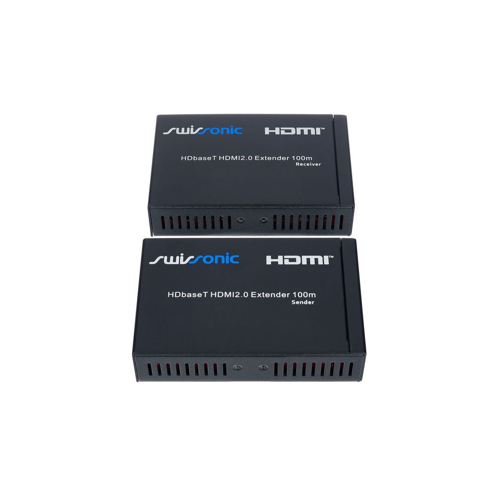 Swissonic HDbaseT HDMI2.0 Extender 100m – Thomann Ireland