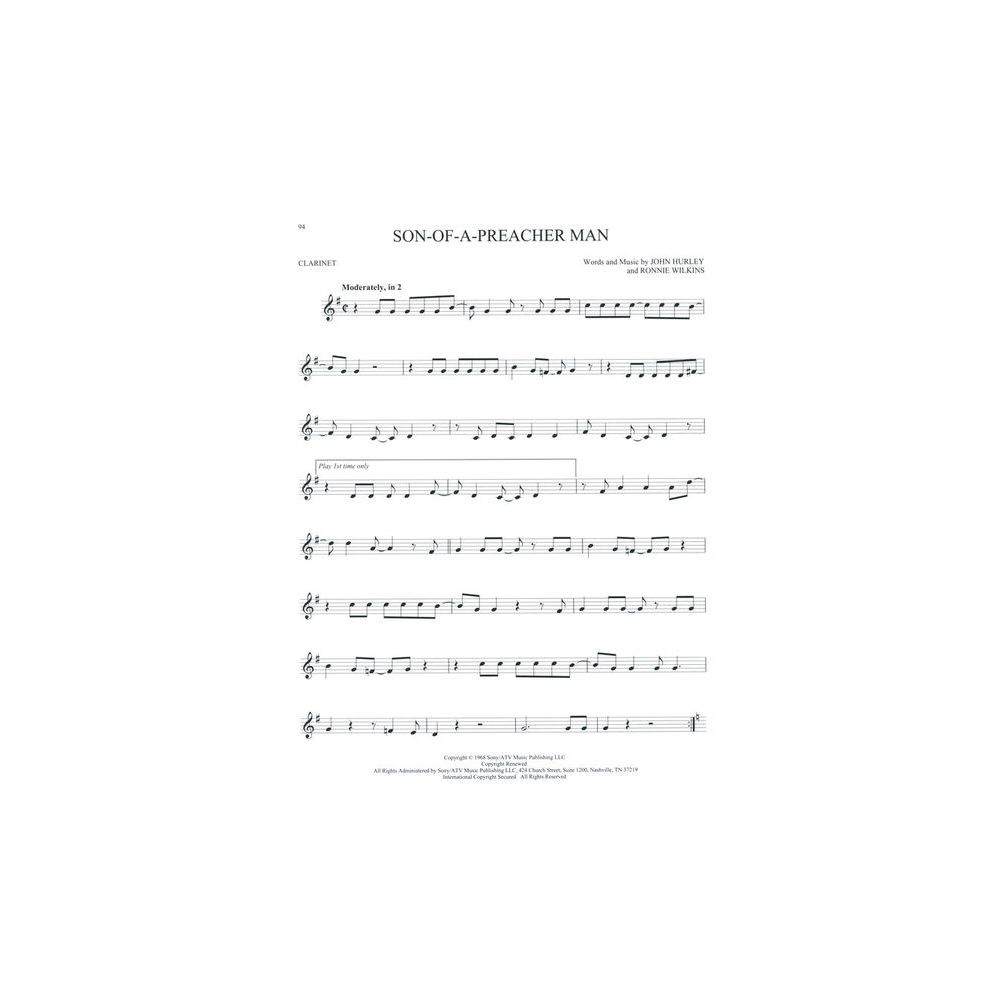 Hal Leonard 101 Popular Songs Clarinet – Thomann Ireland