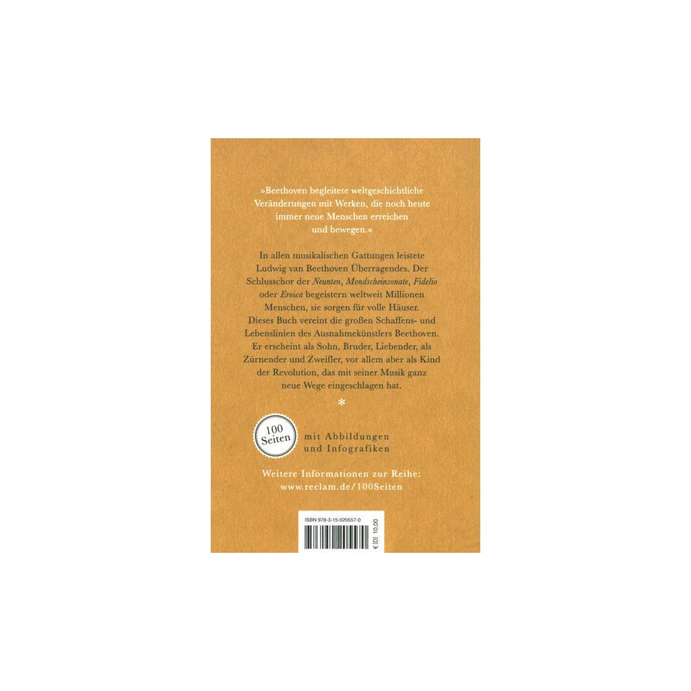 Reclam Verlag 100 Seiten Beethoven – Thomann Ireland