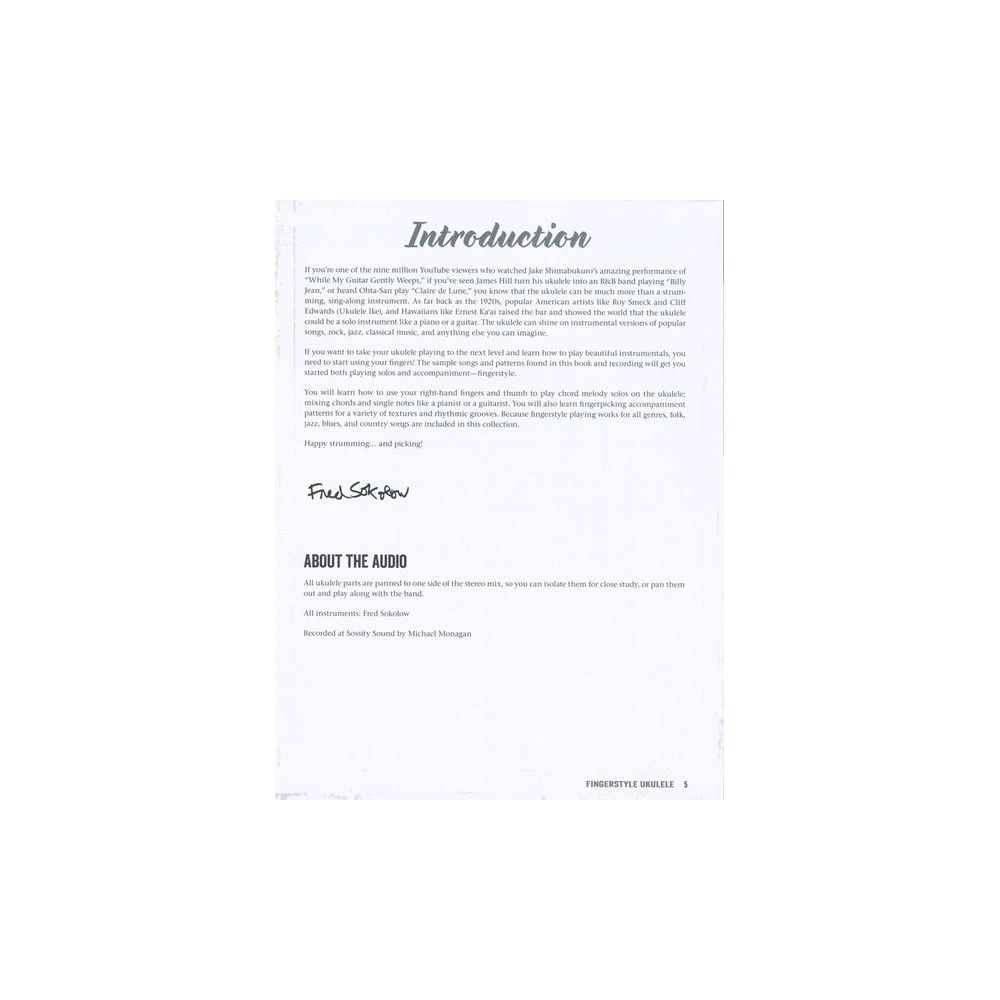 Hal Leonard Fingerstyle Ukulele – Thomann Ireland