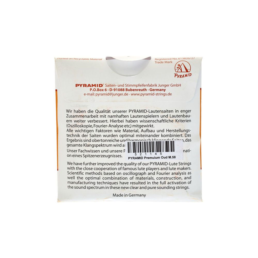 Pyramid OU583 Arabic Oud Set – Thomann Ireland