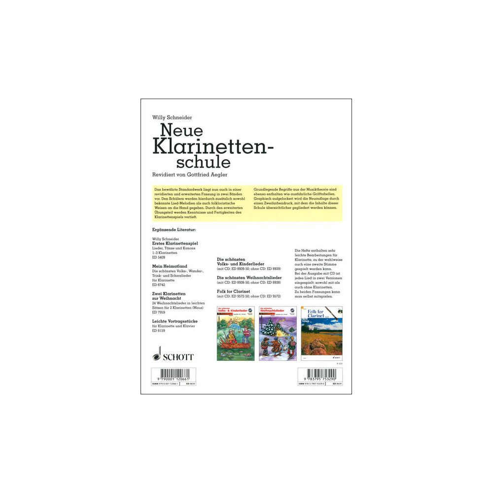 Schott Neue Klarinettenschule 2 – Thomann Ireland