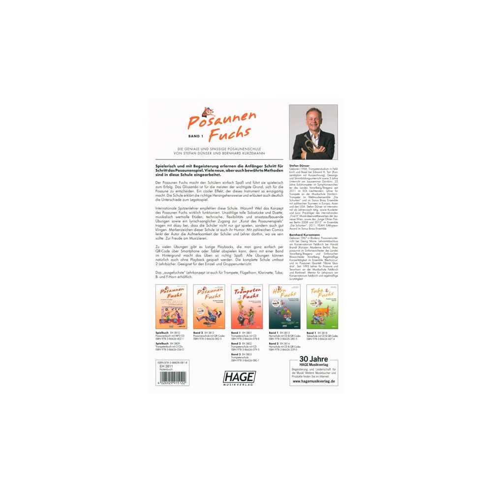 Hage Musikverlag Posaunen Fuchs 1 – Thomann Ireland