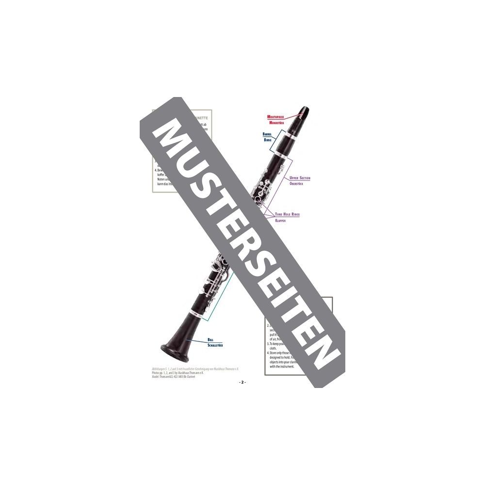 Alfred Music Publishing Grifftabelle Klarinette Oehler – Thomann Ireland
