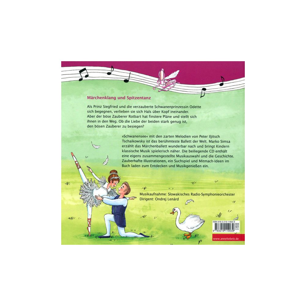 Annette Betz Verlag Schwanensee Musikbilderbuch – Thomann Ireland