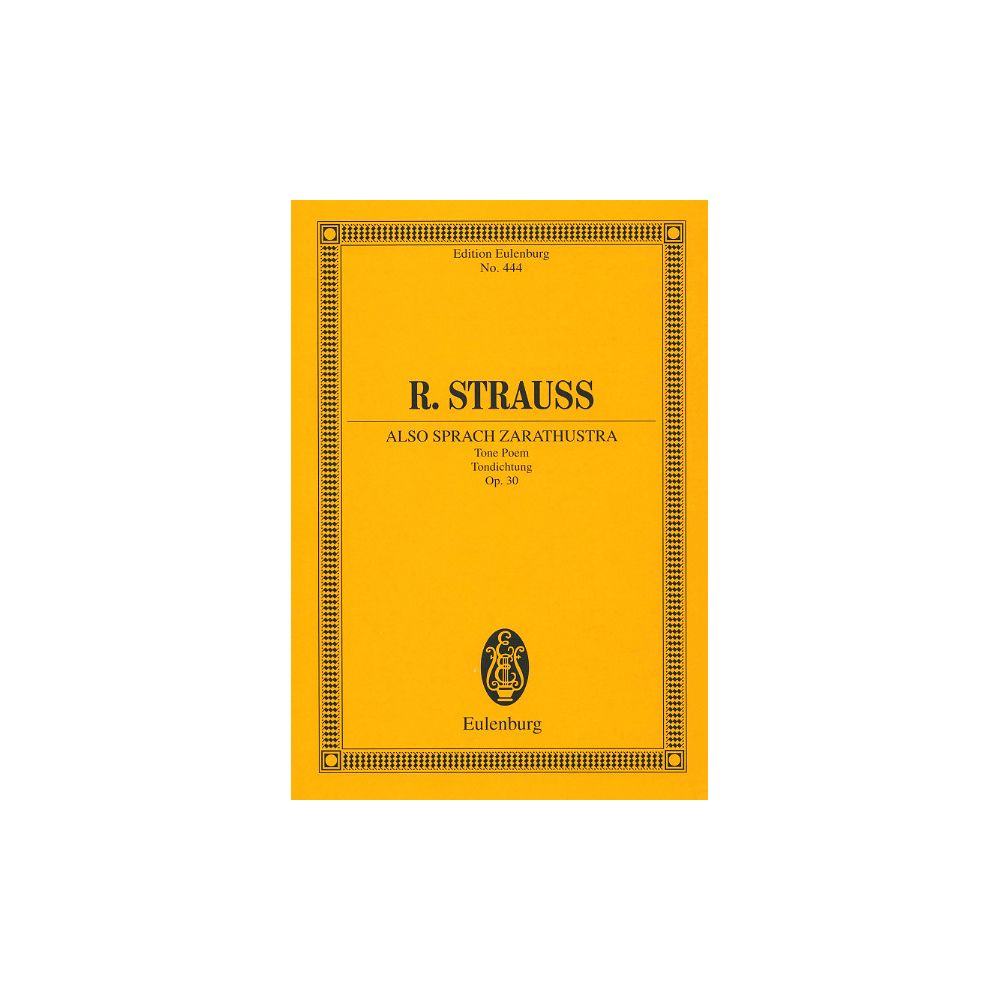 Edition Eulenburg Richard Strauss Zarathustra – Thomann Ireland