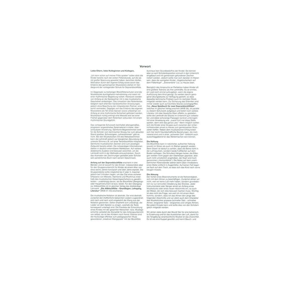 Johannes Bornmann Anfang Sopranblockflöte 1 – Thomann Ireland