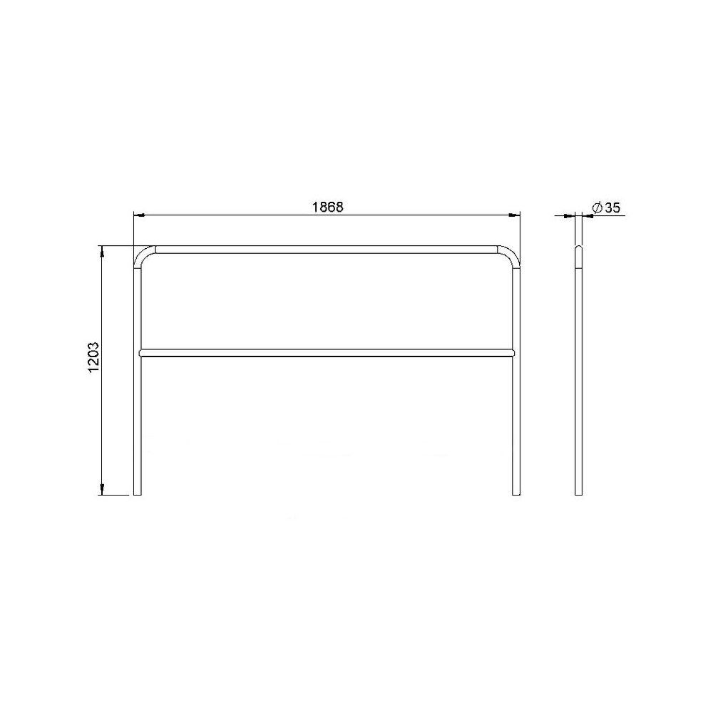 Stairville Tour Stage Handrail 2m – Thomann Ireland