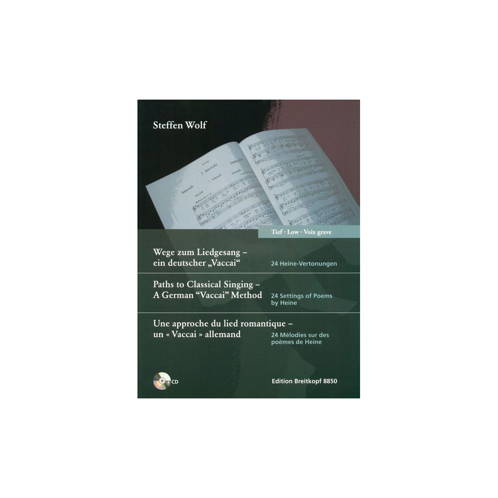 Breitkopf & Härtel Wege zum Liedgesang Tief – Thomann Ireland