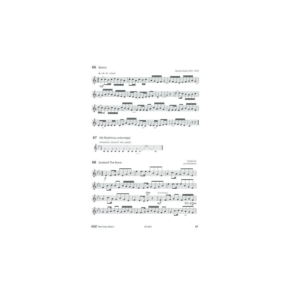 Hage Musikverlag Horn Fuchs 2 – Thomann Ireland