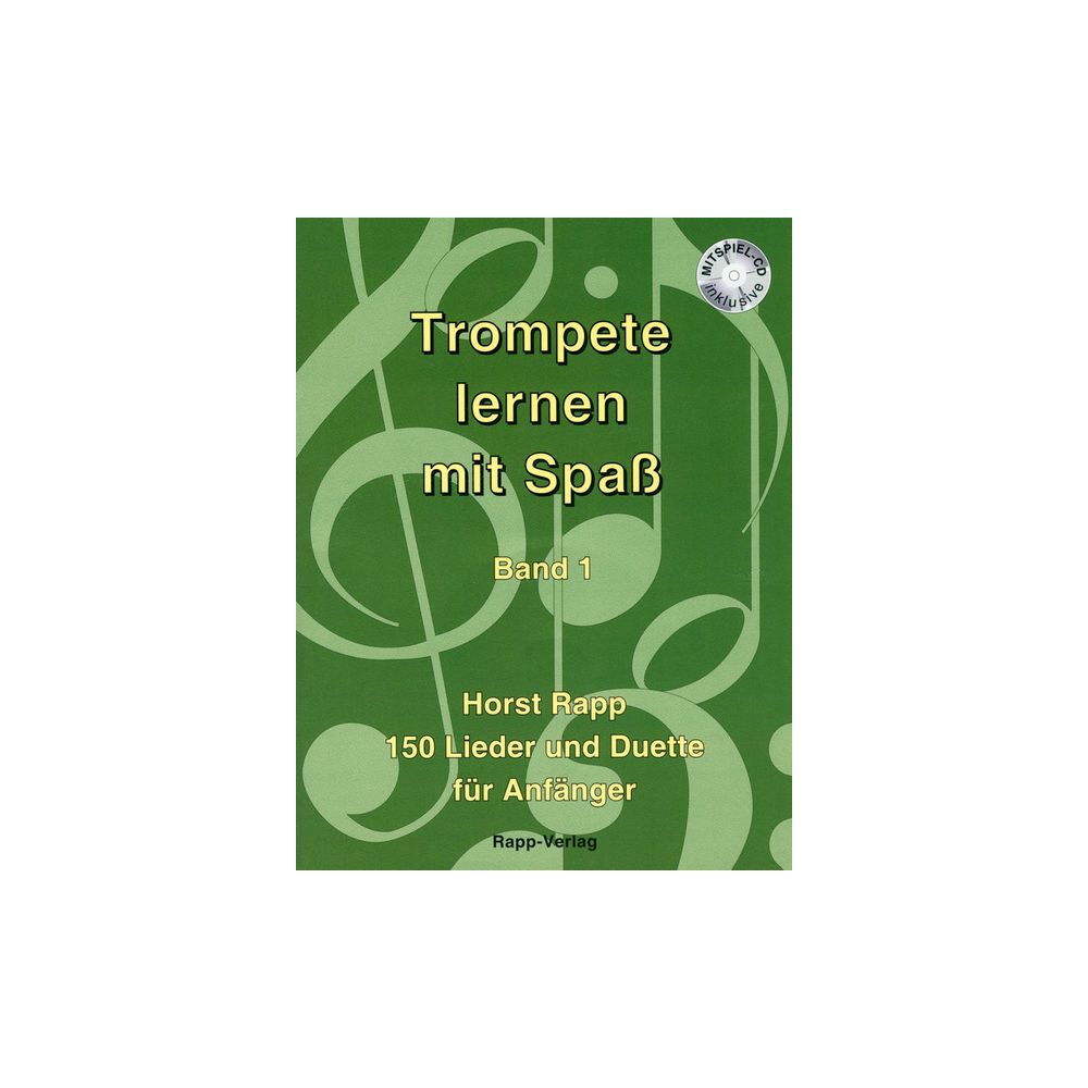 Horst Rapp Verlag Trompete Lernen mit Spaß 1 – Thomann Ireland