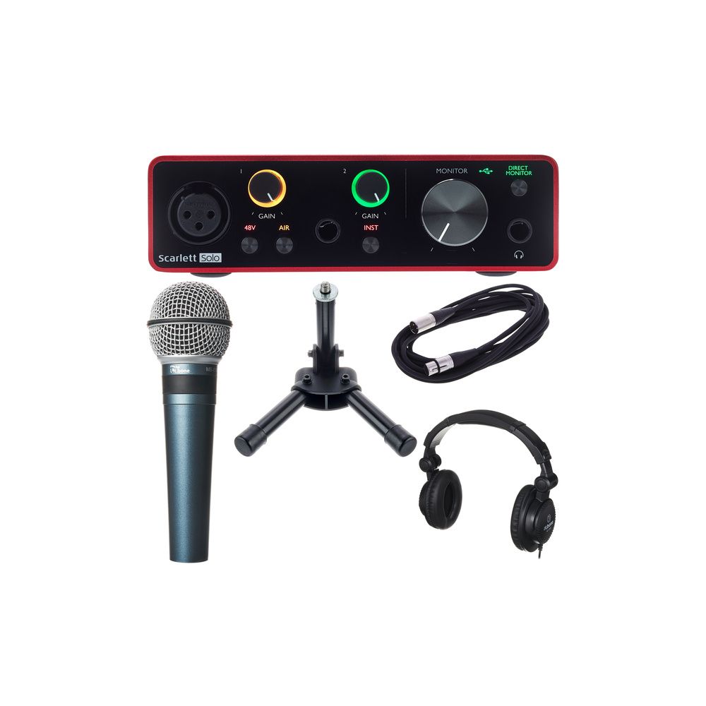 Focusrite Scarlett Solo 3rd Podcast Set – Thomann Ireland