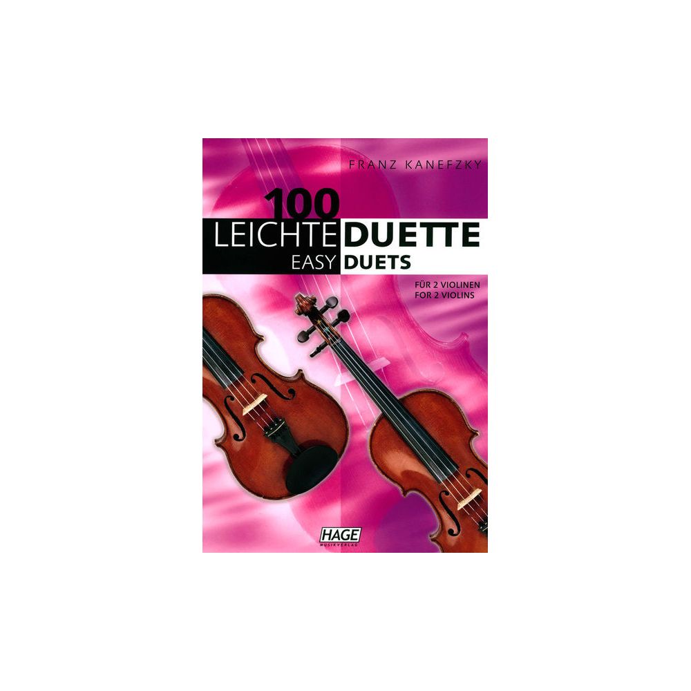 Hage Musikverlag 100 Leichte Duette Violine – Thomann Ireland
