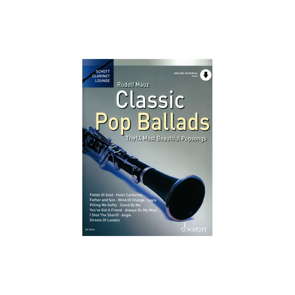 Schott Classic Pop Ballads Clarinet – Thomann Ireland
