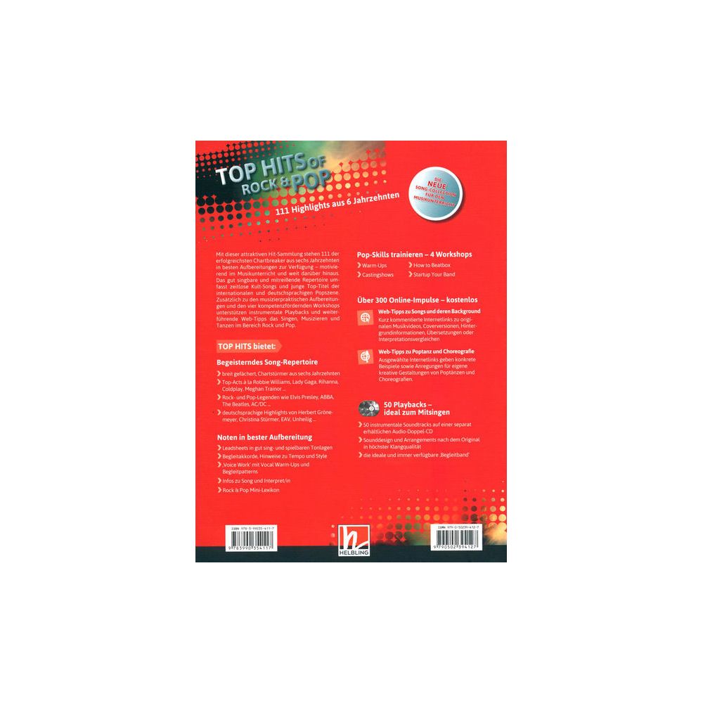 Helbling Verlag Top Hits of Rock & Pop – Thomann Ireland