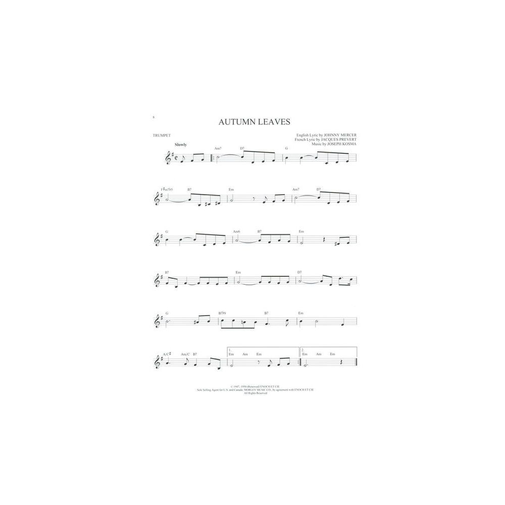 Hal Leonard 101 Jazz Songs for Trumpet – Thomann Ireland