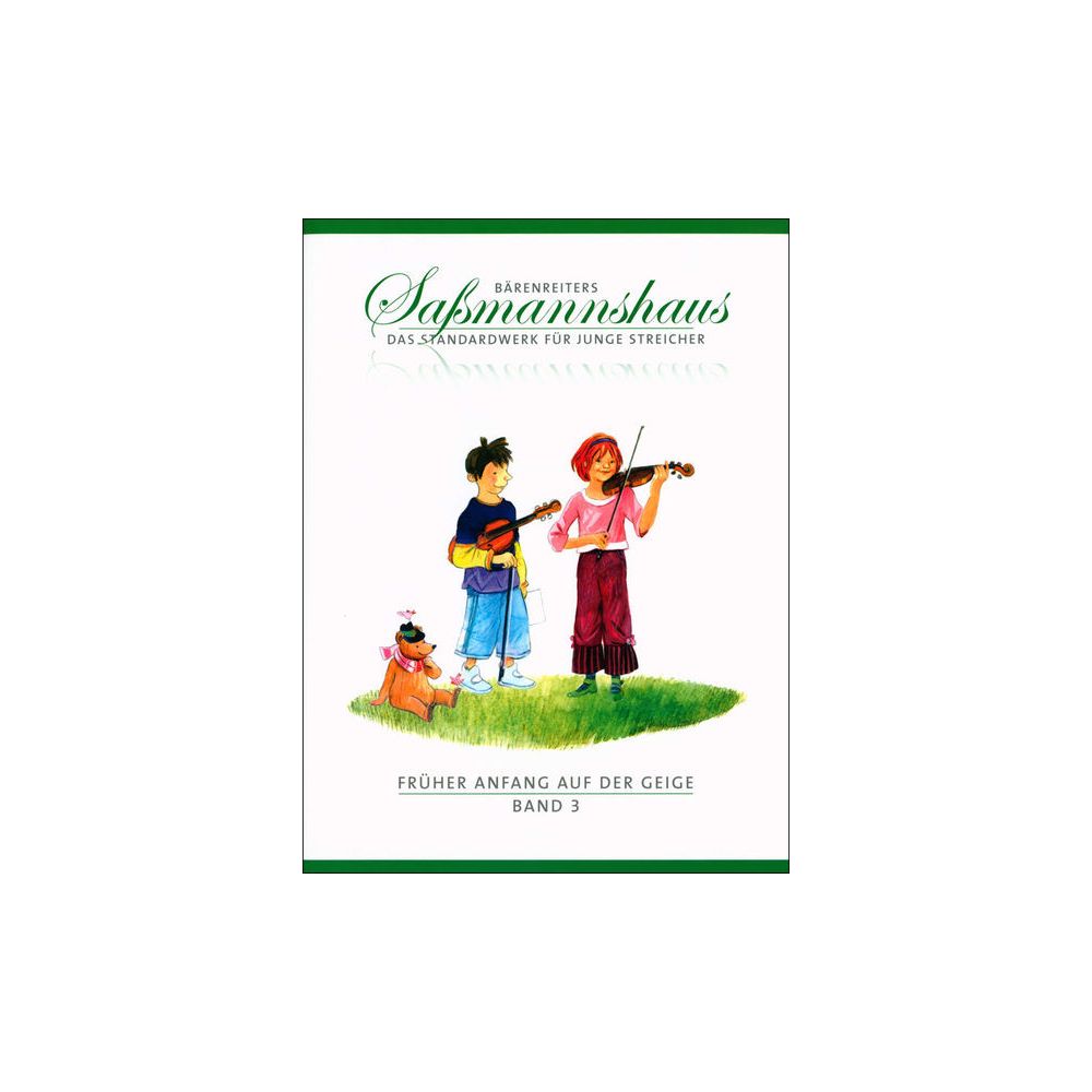 Bärenreiter Saßmannshaus Anfang Geige 3 – Thomann Ireland
