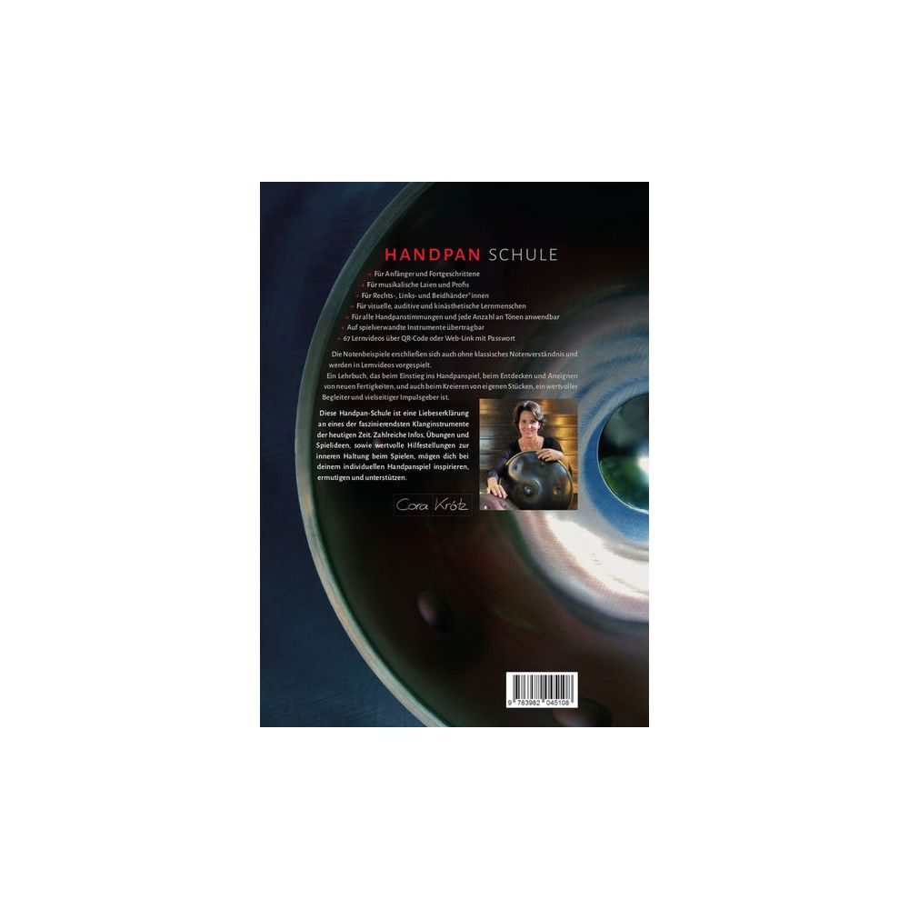 Cora Krötz Handpan spielend lernen – Thomann Ireland