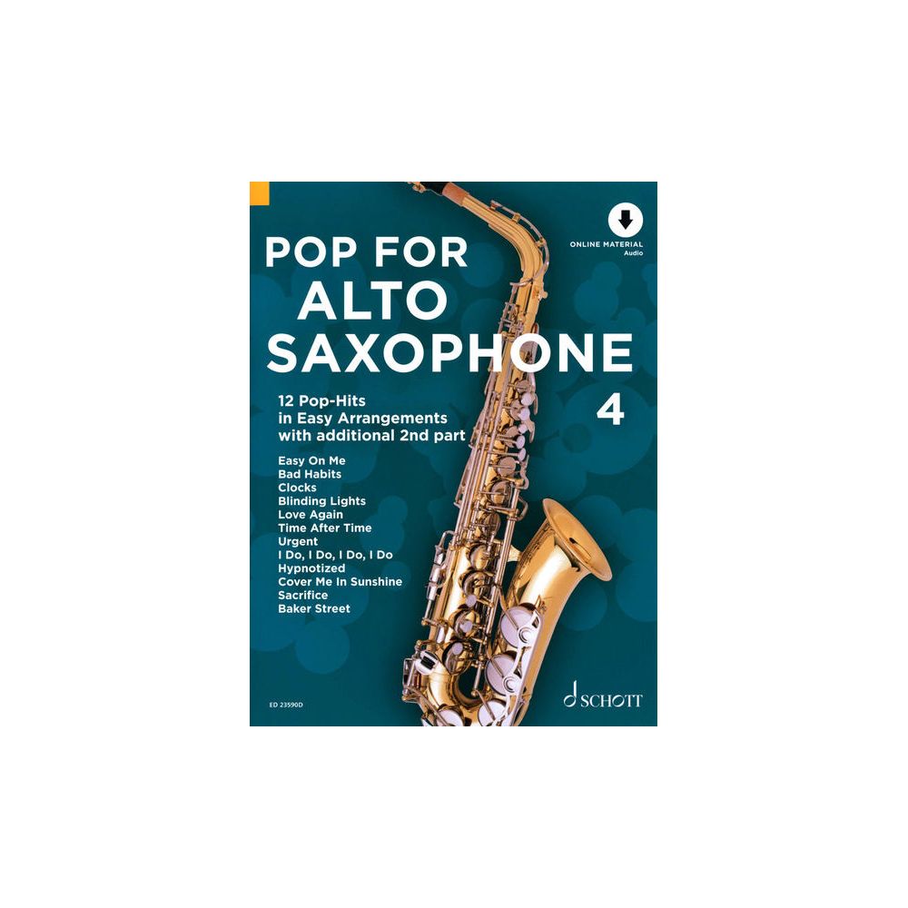 Schott Pop For Alto Saxophone 4 – Thomann Ireland