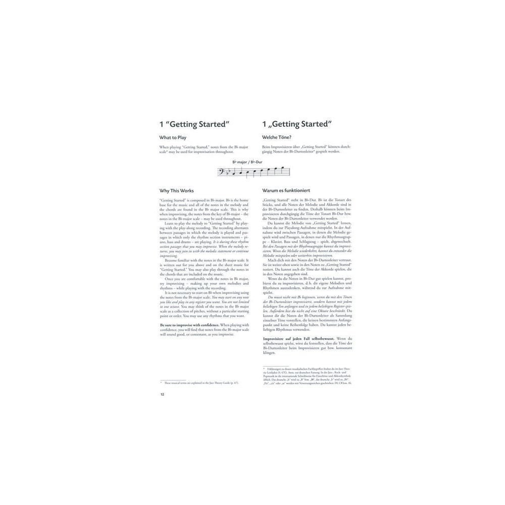 Advance Music Improvisation 101 Bass Clef – Thomann Ireland