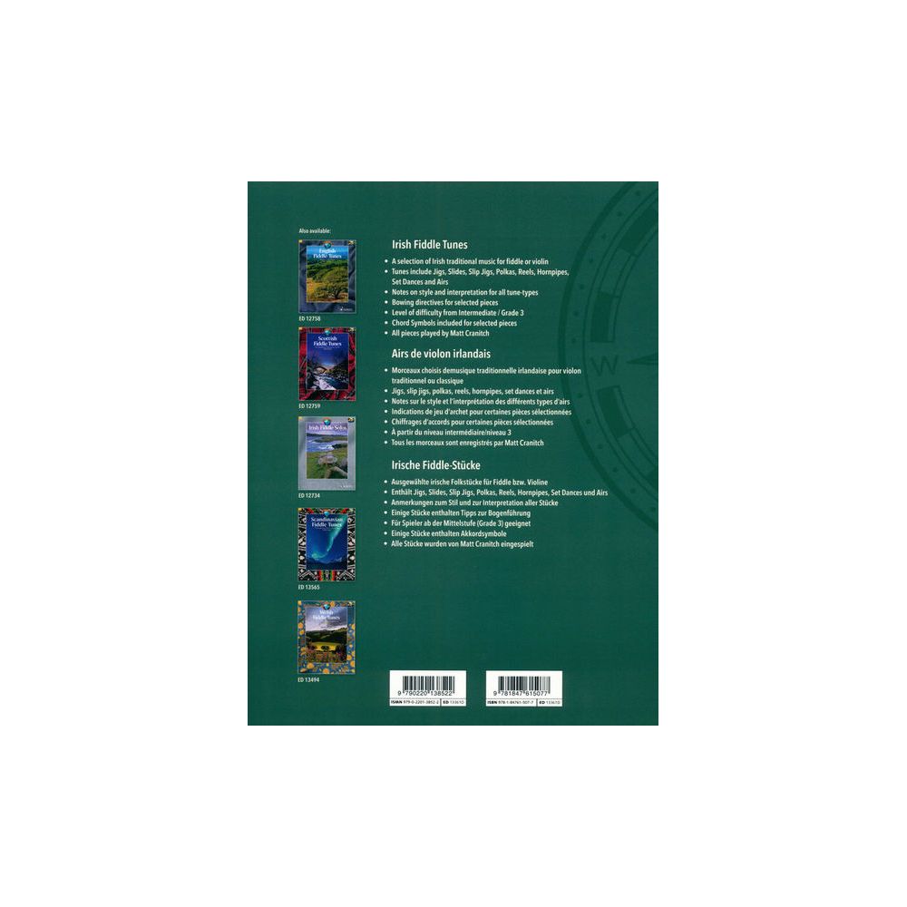 Schott Irish Fiddle Tunes – Thomann Ireland