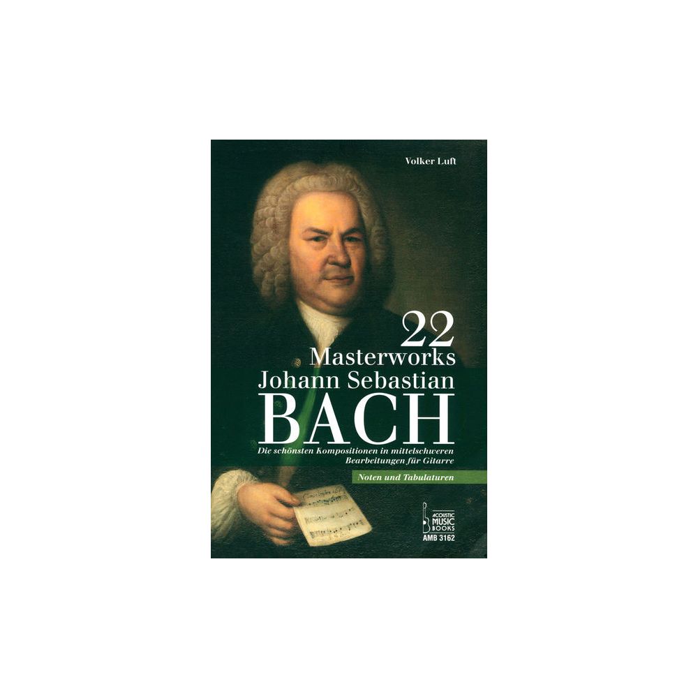 Acoustic Music Books 22 Masterworks J.S.Bach – Thomann Ireland