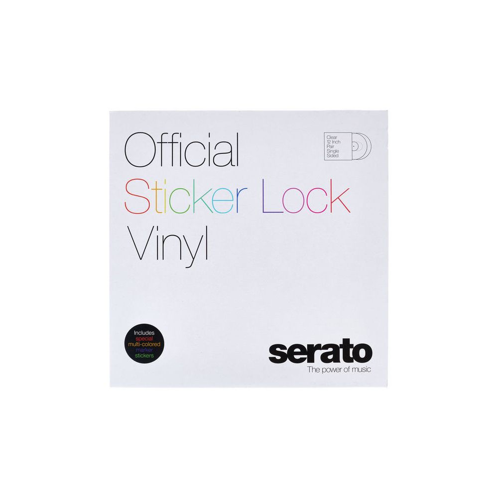 Serato 12" Sticker Lock Control Vinyl – Thomann Ireland