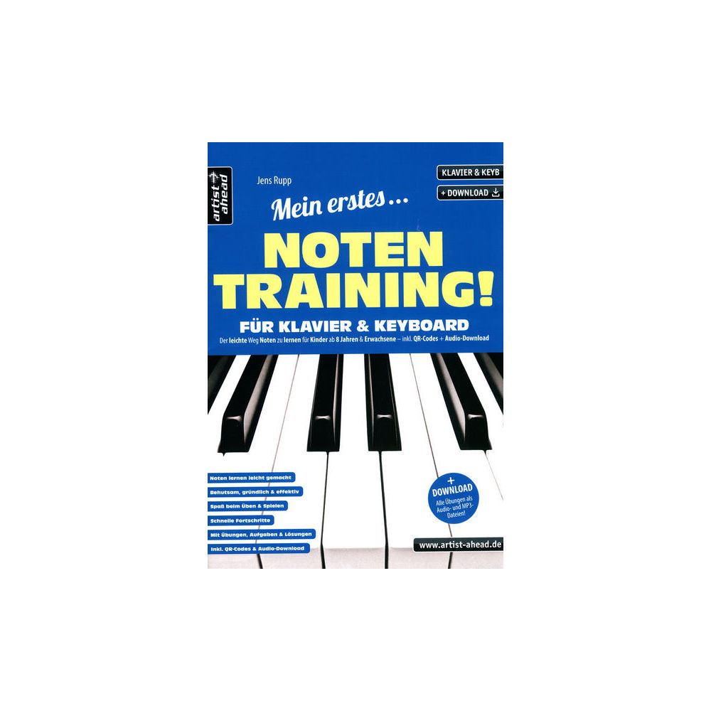 Artist Ahead Musikverlag Mein erstes Notentraining – Thomann Ireland