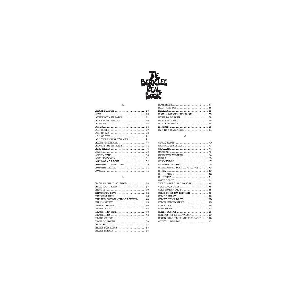 Berklee Press The Berklee Real Book – Thomann Ireland