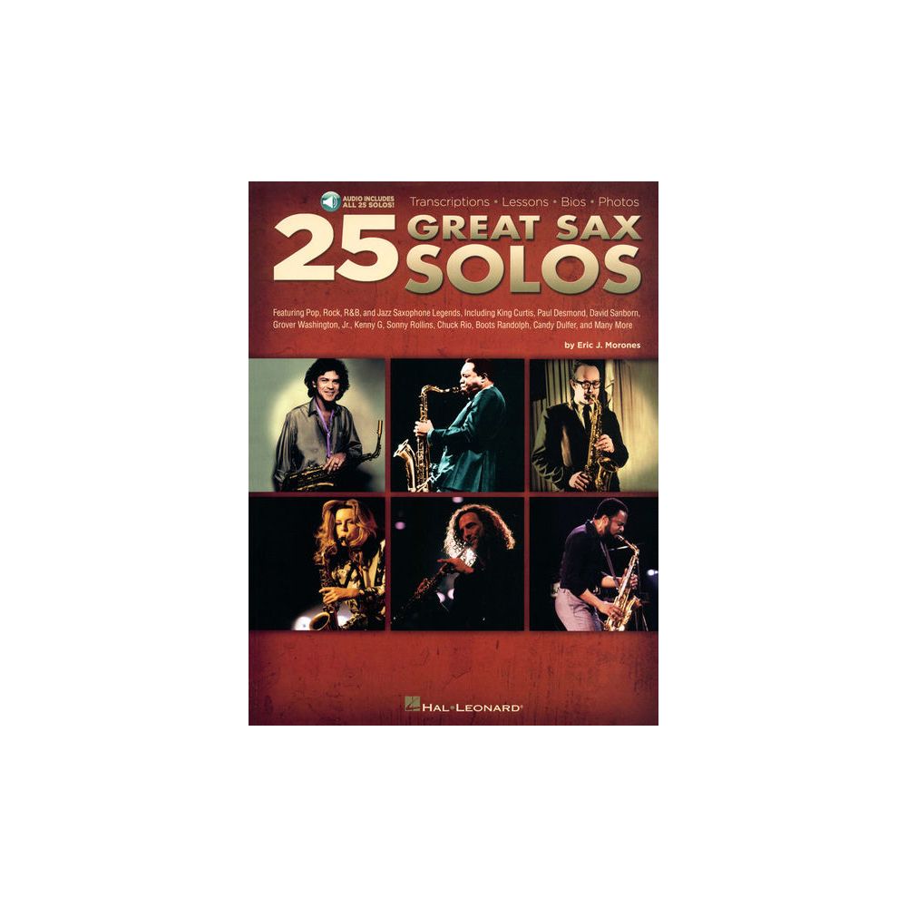 Hal Leonard  25 Great Sax Solos – Thomann Ireland
