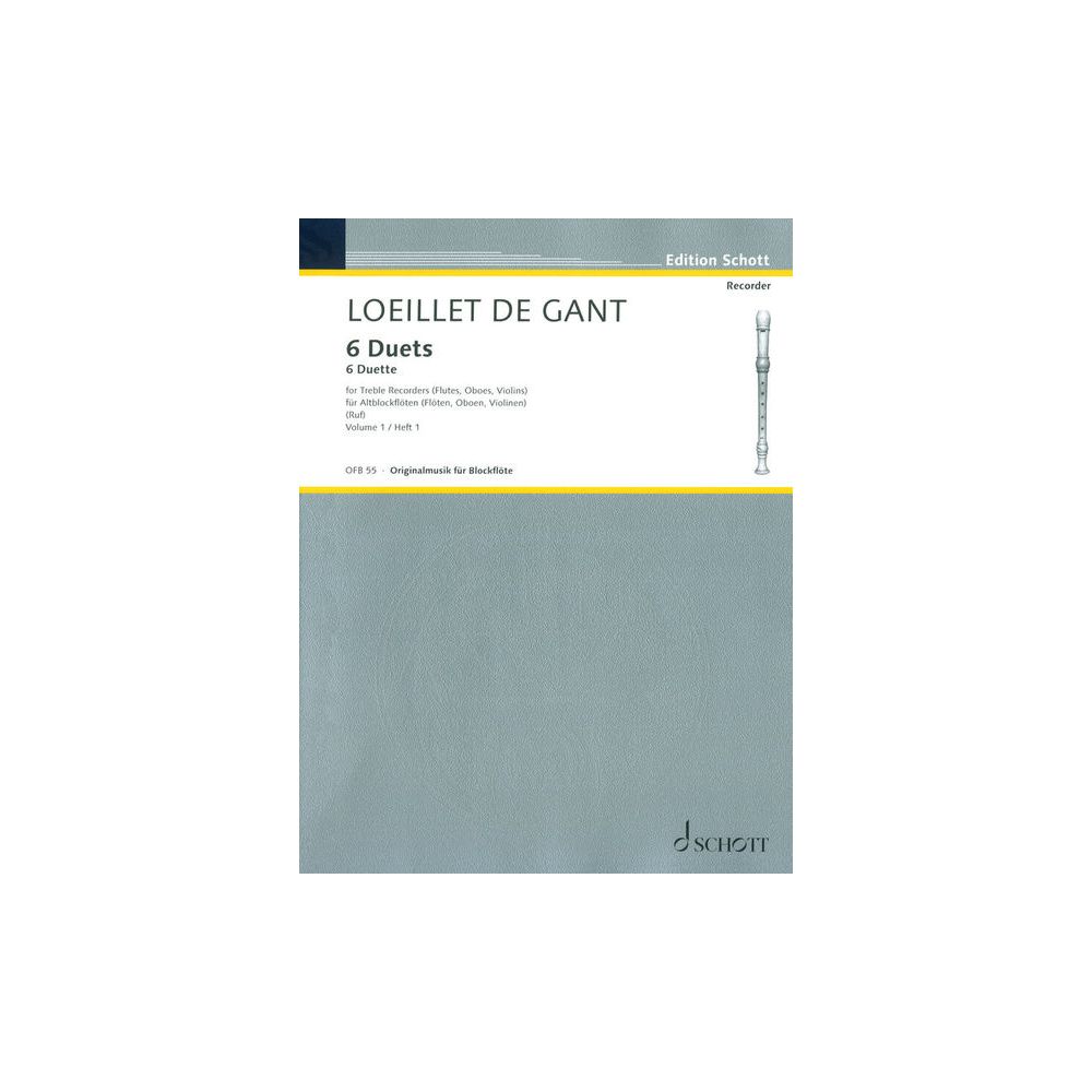 Schott Loeillet de Gant 6 Duette – Thomann Ireland