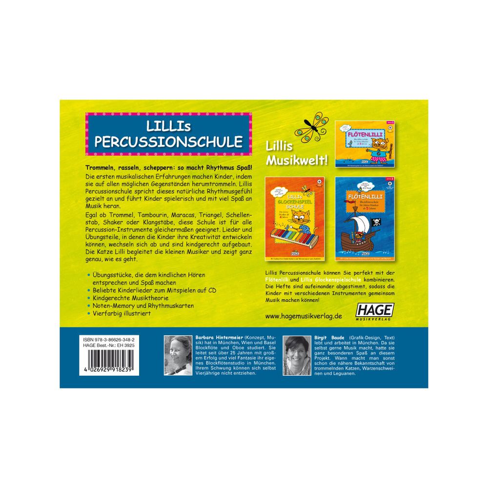 Hage Musikverlag Lillis Percussionschule – Thomann Ireland