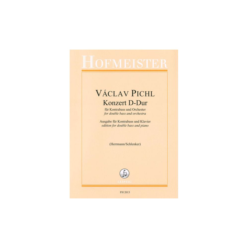 Friedrich Hofmeister Verlag Pichl Konzert D