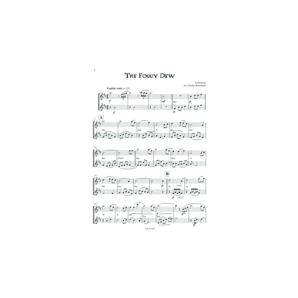 Universal Edition Celtic Flute Duets – Thomann Ireland