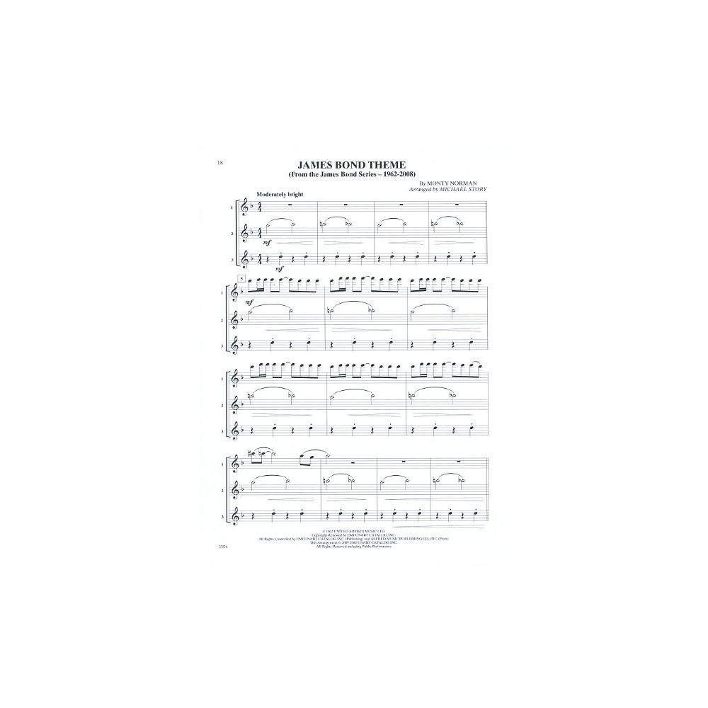 Alfred Music Publishing Movie Trios For All Flute – Thomann Ireland