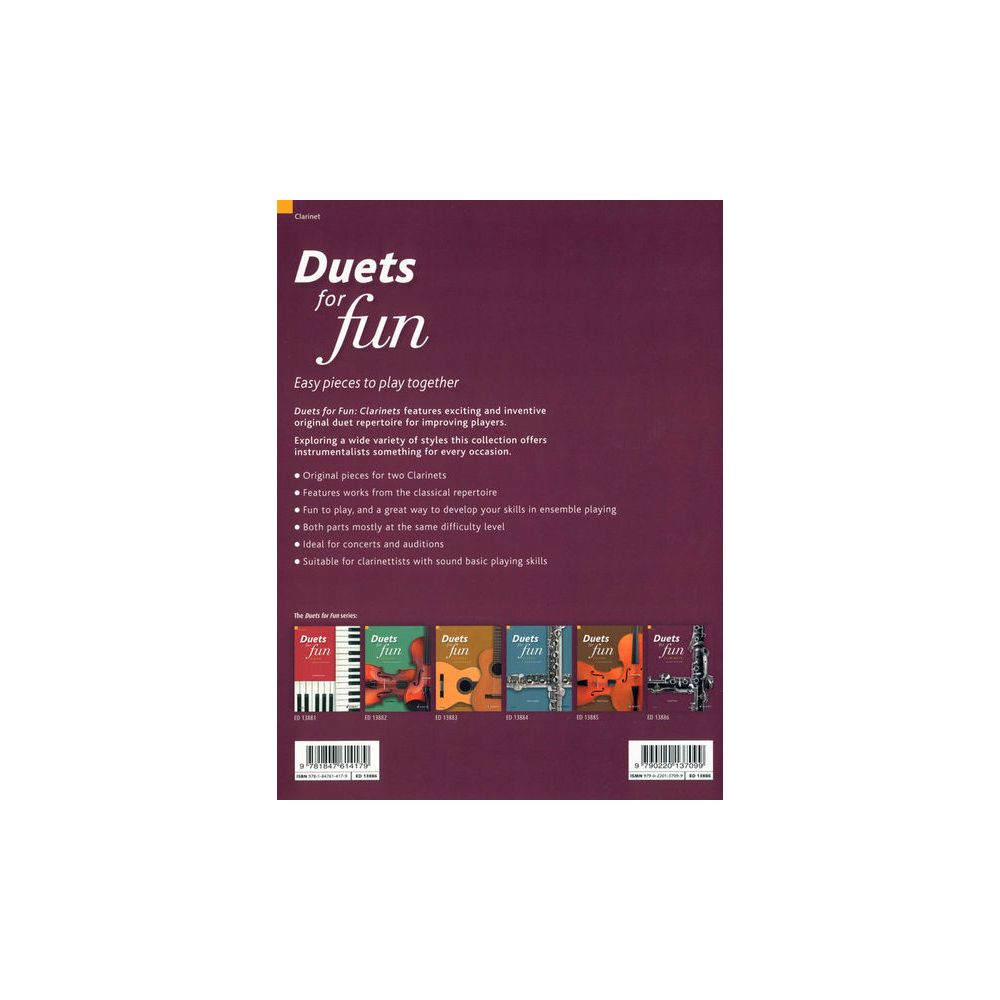 Schott Duets for Fun Clarinet – Thomann Ireland