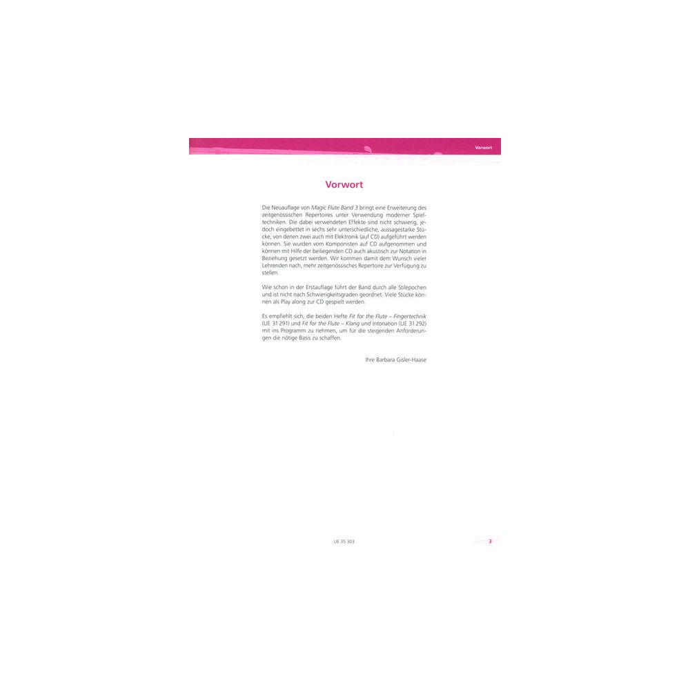 Universal Edition Neue Magic Flute 3 – Thomann Ireland