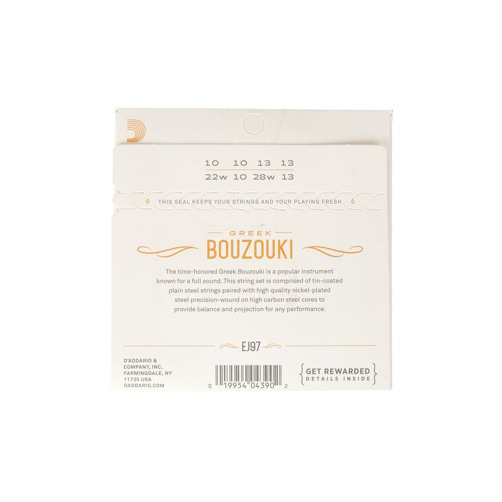 Daddario EJ97 Greek Bouzouki Strings – Thomann Ireland
