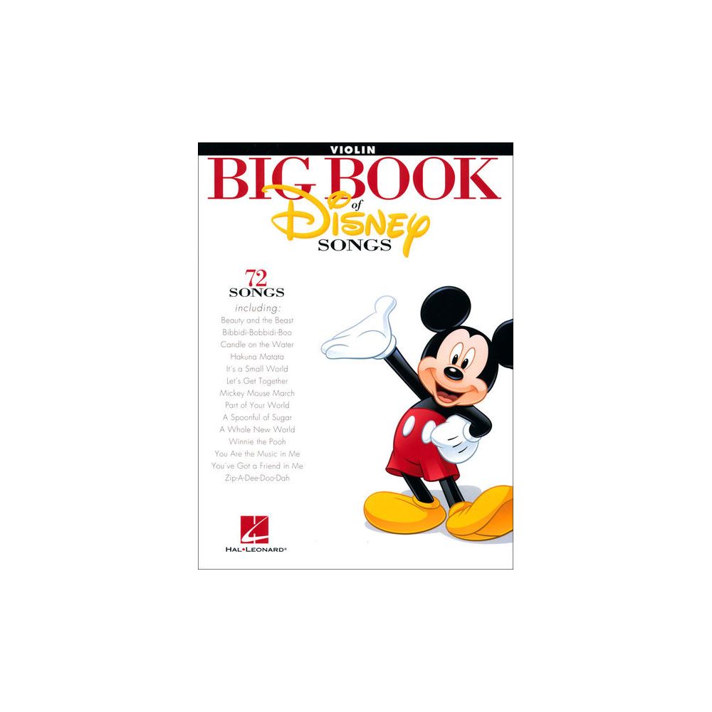 Hal Leonard The Big Book Of Disney Violin – Thomann Ireland