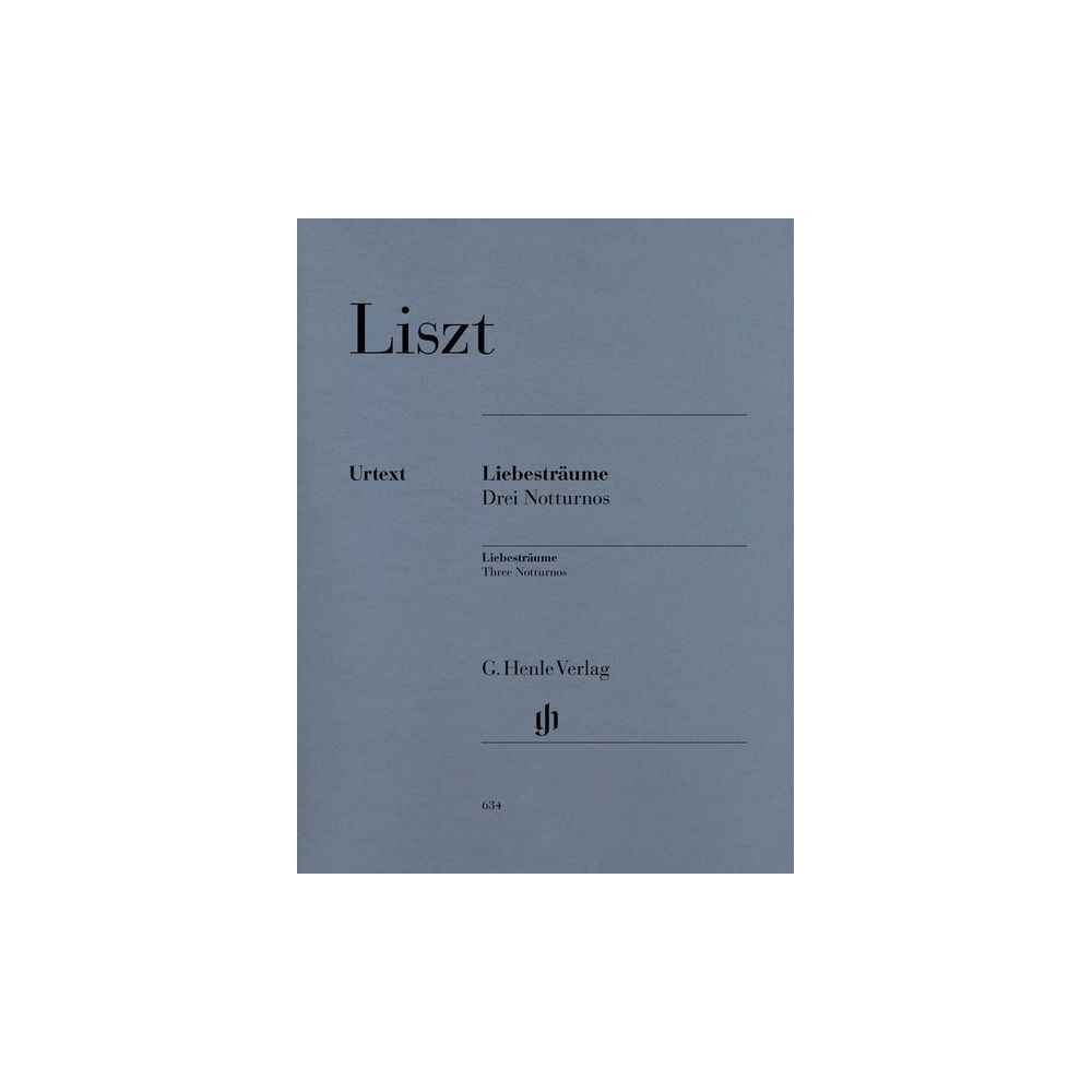 Henle Verlag Liszt Liebesträume Notturnos – Thomann Ireland